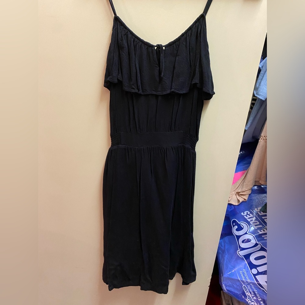 Black spring & summer dress